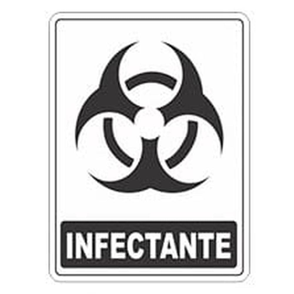 Adesivos Lixo Infectante 20x15cm 3 Unidades