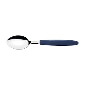Colher De Mesa Tramontina Ipanema Com Lamina Em Aço Inox E Cabo De Polipropileno Azul