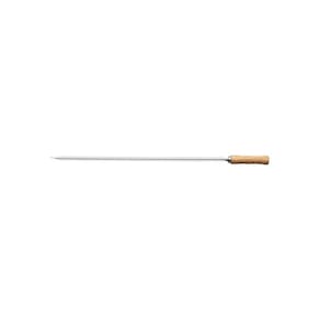 Espeto Para Churrasco Tramontina Com Lâmina Em Aço Inox E Cabo De Madeira 65 Cm
