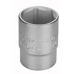 Soquete Sextavado Em Aço Cromo Vanadio 24 Mm - Encaixe 1-2" Tramontina Pro