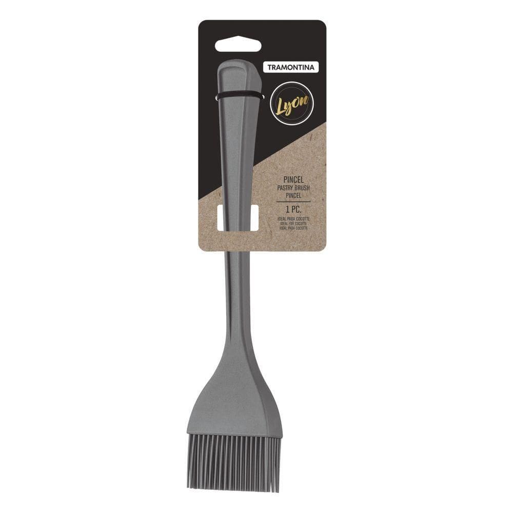 Pincel De Silicone Tramontina Lyon Cinza