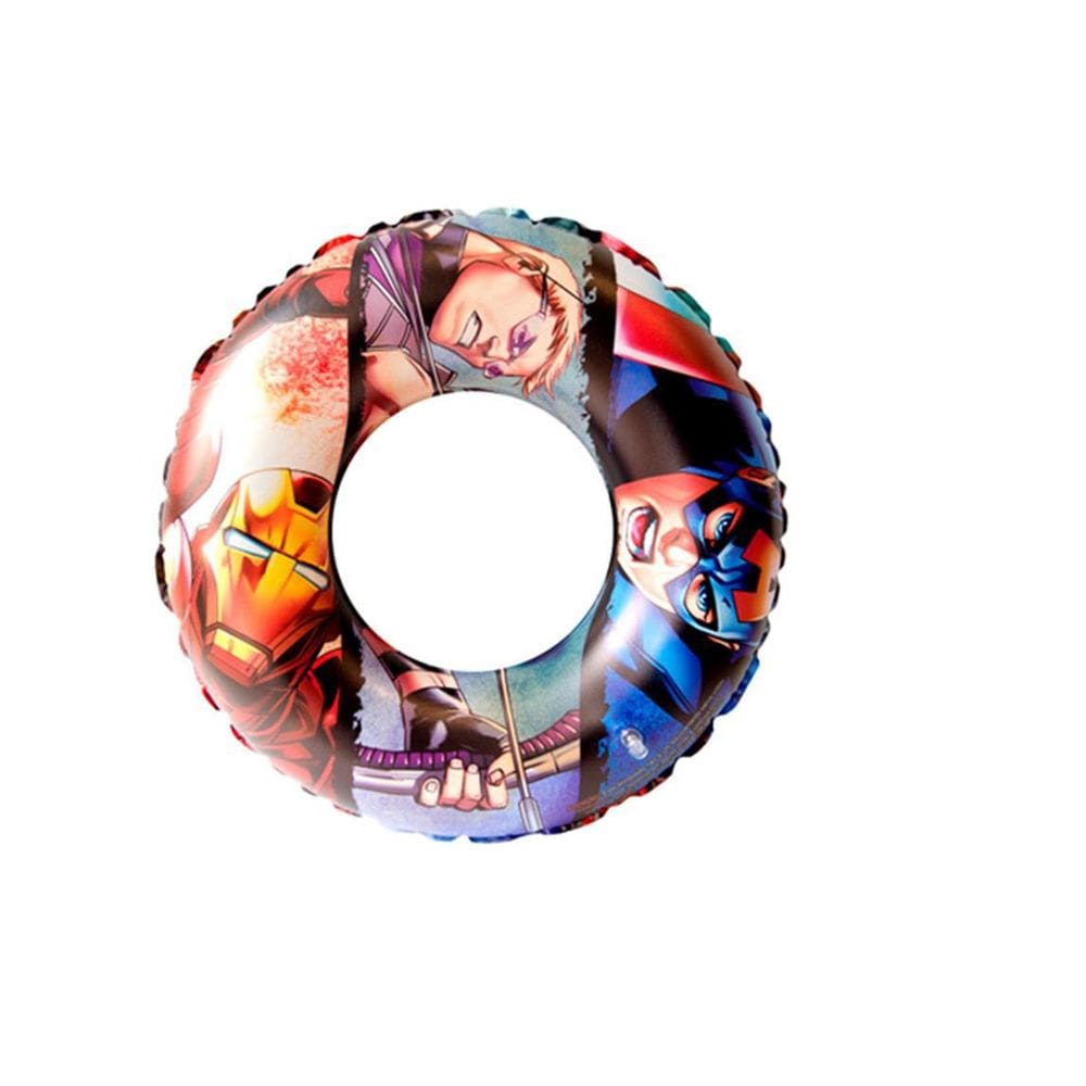 Boia Circular Inflavel Com Franja Vingadores/Avengers 56Cm