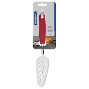 Espatula Para Bolo Tramontina Utilita Em Aço Inox Com Cabo De Polipropileno Vermelho