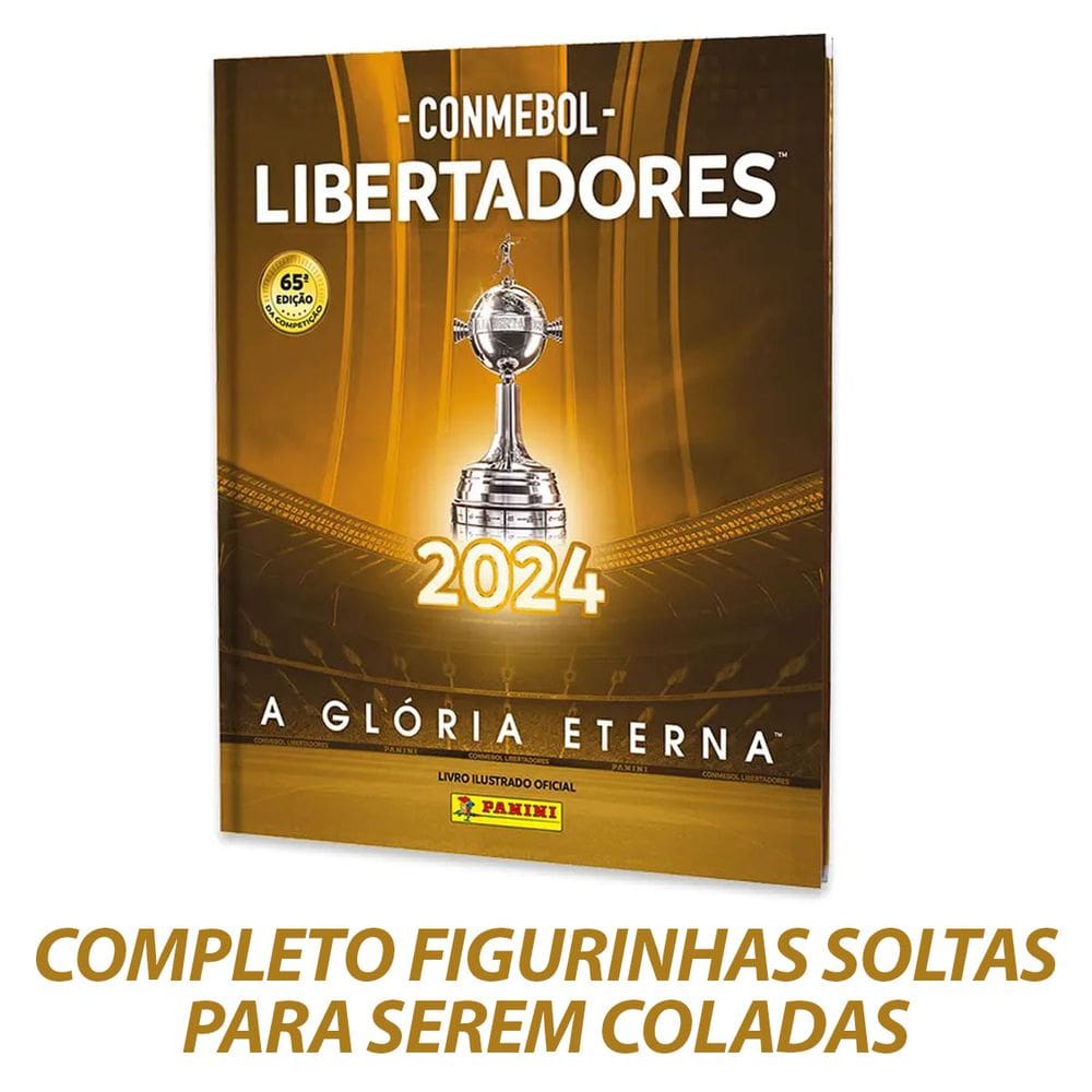 Álbum Capa Dura Conmebol Libertadores 2024 - COMPLETO - FIGURINHAS SOLTAS PARA SEREM COLADAS