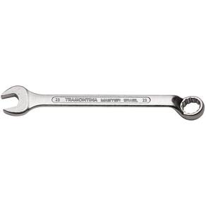 Chave Combinada 23 Mm Com Pescoço Tramontina Com Corpo Forjado Em Aço Especial Cromado