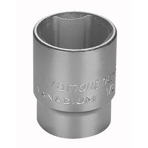 Soquete Sextavado Em Aço Cromo Vanadio 27 Mm - Encaixe 1-2" Tramontina Pro