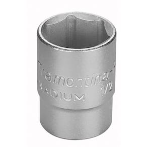 Soquete Sextavado Em Aço Cromo Vanadio 21 Mm - Encaixe 1-2" Tramontina Pro