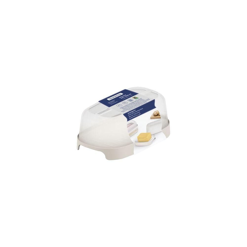 Pote Para Manteiga Tramontina Mix Color Em Polipropileno Cinza 550 Ml