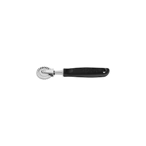 Carretilha De Corte Tramontina Utilita Em Zamak Cromado E Nylon Com Cabo De Polipropileno Preto