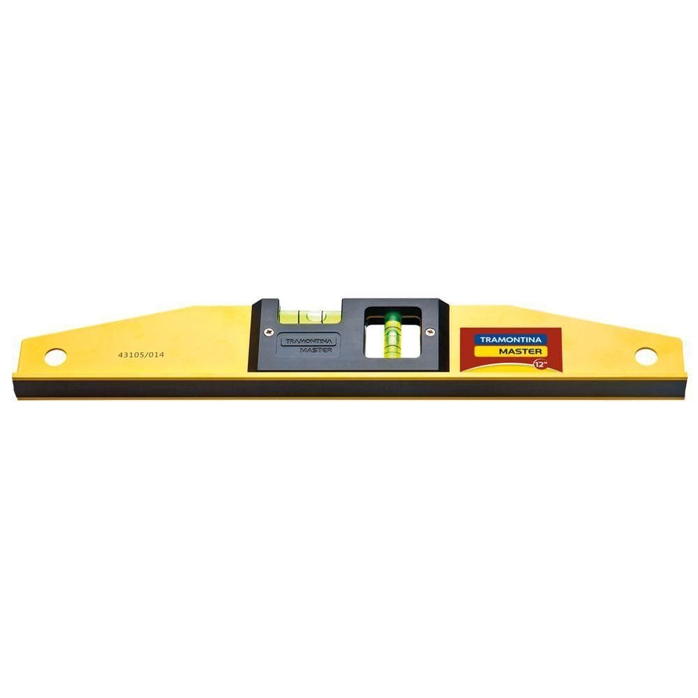 Nivel Magnetico 12" Tramontina Em Aluminio Com Duas Ampolas