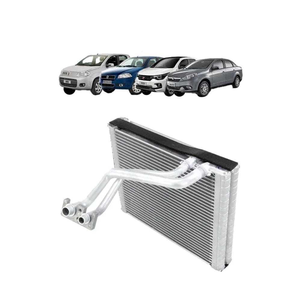 Evaporador JCM Fiat Novo Uno/ Palio/ Grand Siena/ Argo/ Pulse/ Mobi