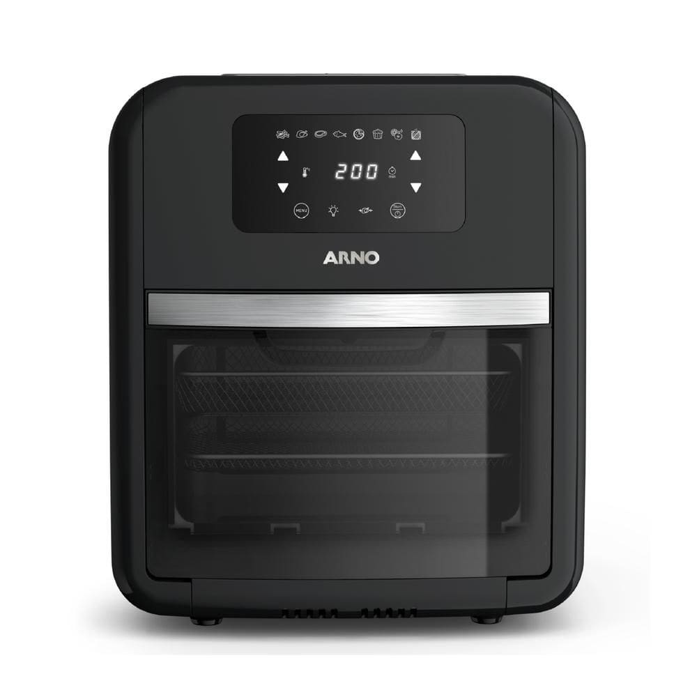 Airfry Oven Grill Arno Expert 9 em 1 Digital 11L Preta UFE9