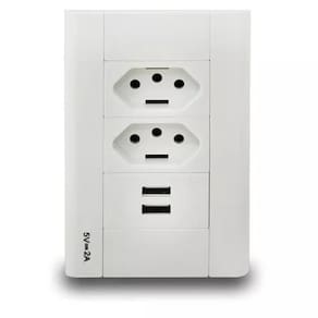 Tomada Carregador Usb Duo