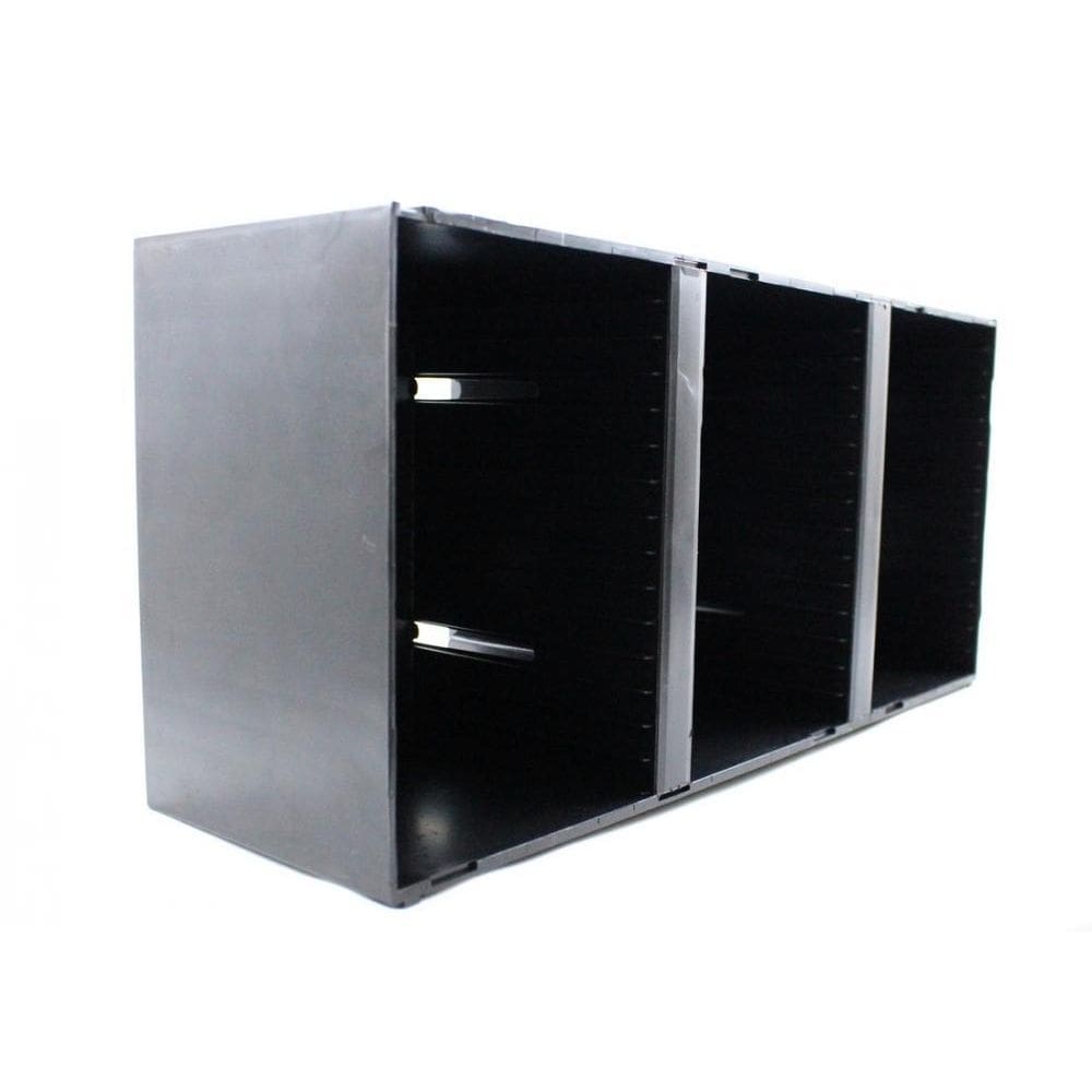 Porta CD Modular Newness Preto - Capacidade 45 CDs