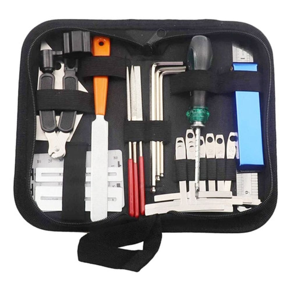 Kit Completo - 27 Ferramentas Reparação Guitarra Luthier Pro