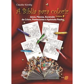 A Bíblia Para Colorir - Jesus, Pascoa, Ascenção De Cristo, Pentecostes E Apóstolo Paulo