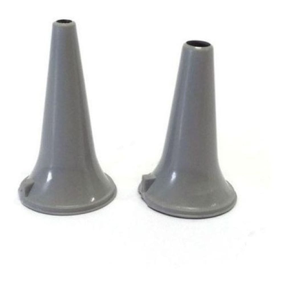 Espéculo Auricular Descartável Universal Mikatos 10 Unidades Sendo 5 De 4 mm E 5 De 2,5 mm