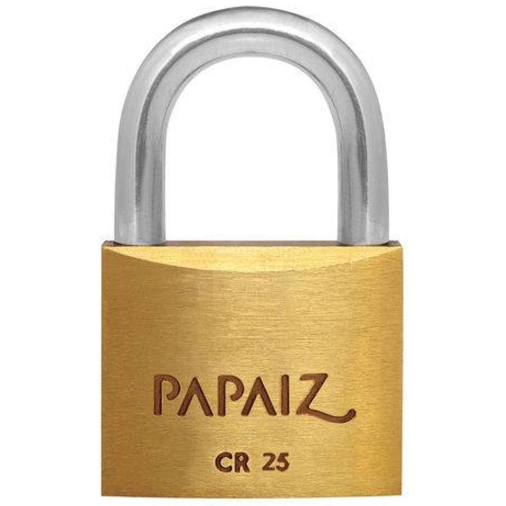 Cadeado Papaiz Em Aço Papaiz 25mm