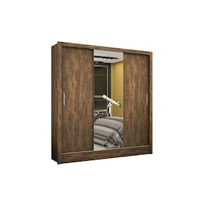 Guarda Roupa Casal 3 Portas de Correr com Espelho 3 Gavetas Dubai Plus – Demolição