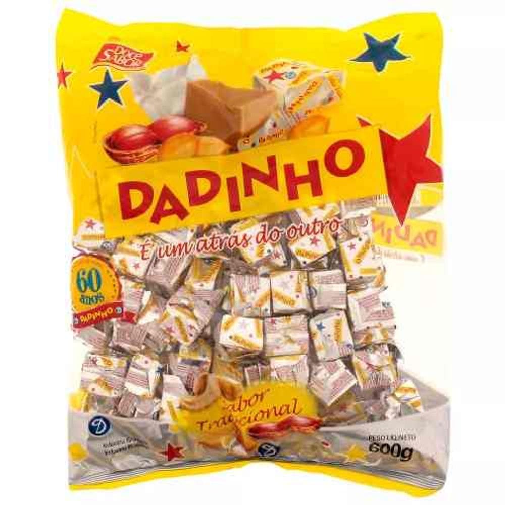 Bala Dadinho Dizioli 600g - Sabor Infância - 100 unidades