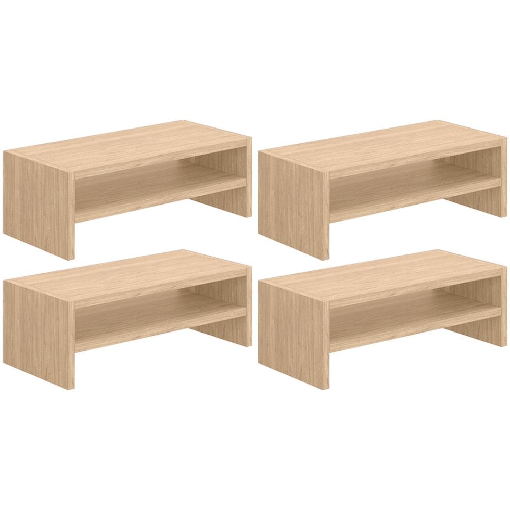 Kit 04 Suportes Para Monitor Stand Home Office Lap 63 cm L03 Amadeirado - Lyam
