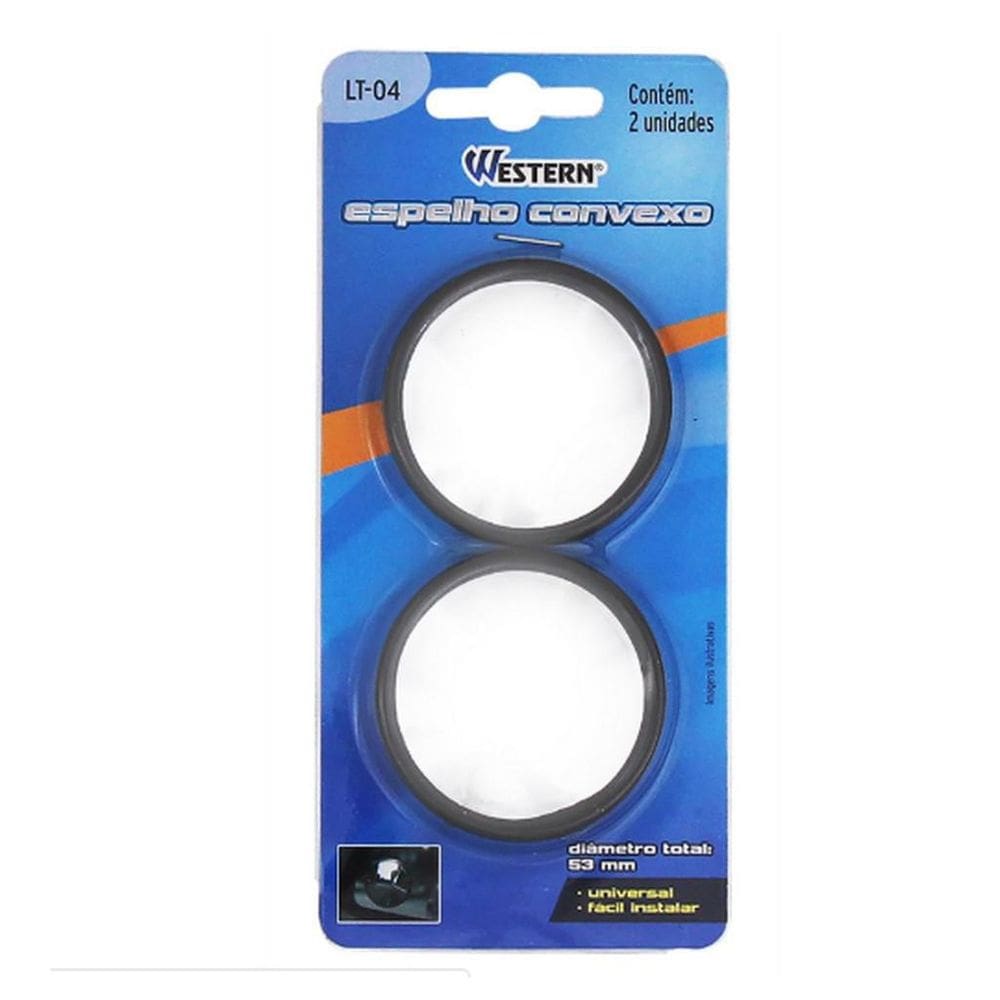 Kit 2 Espelhos Convexo Para Retrovisor