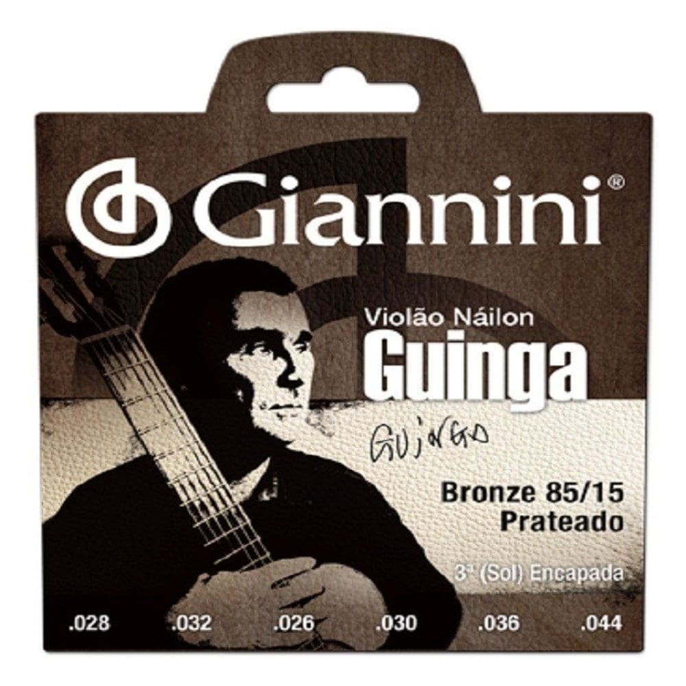 Encordoamento Cordas Violão Nylon Guinga Giannini