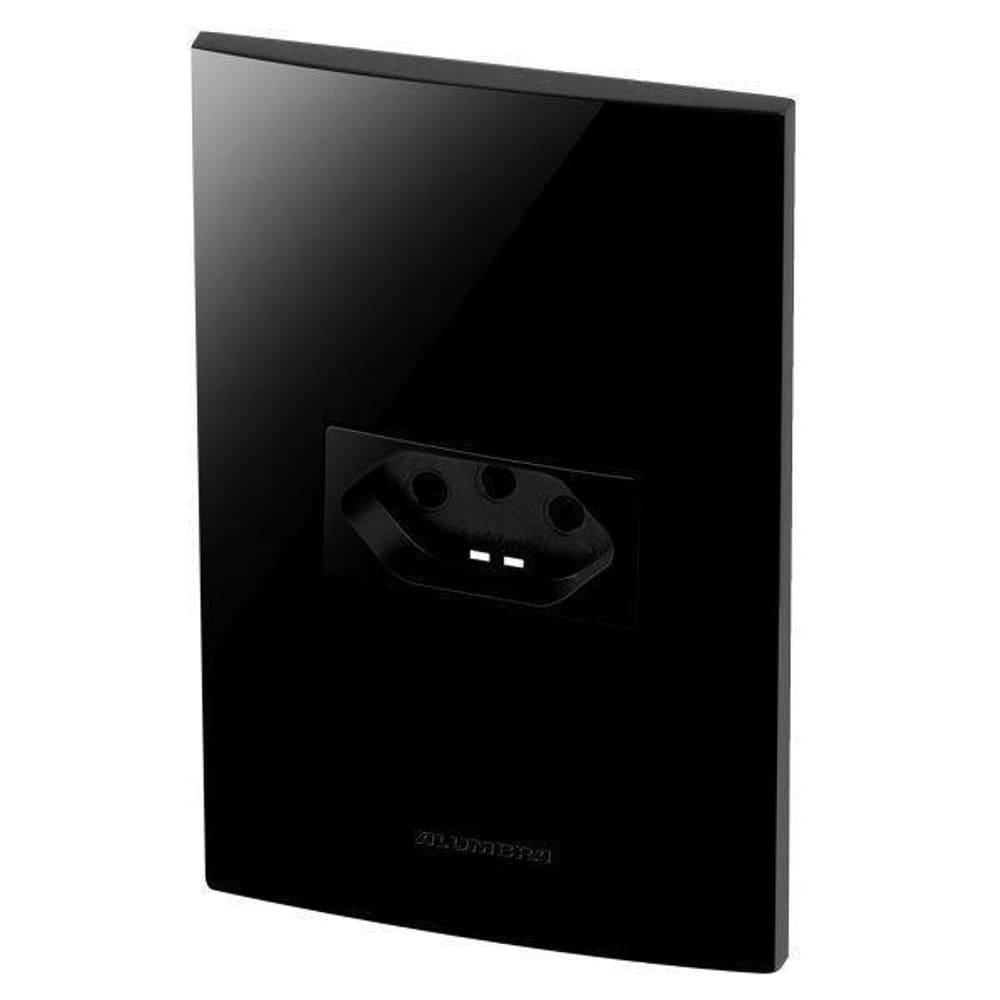 Conjunto 1 Tomada 20A - Inova Black Piano - Blp02