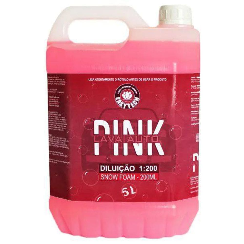 Pink Shampoo Neutro Lava Auto 5Lt Easytech