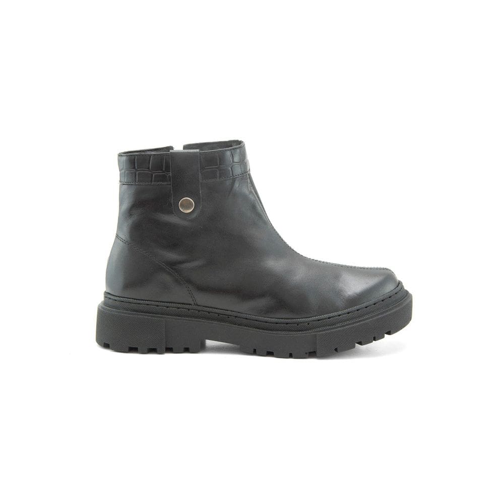 Bota FG Coturno Cano Baixo Feminina Preta