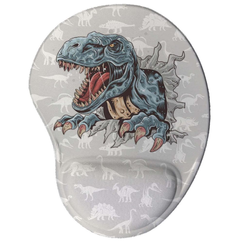 Mouse Pad Ergonômico Dinossauro T-Rex Presente Criativo Geek