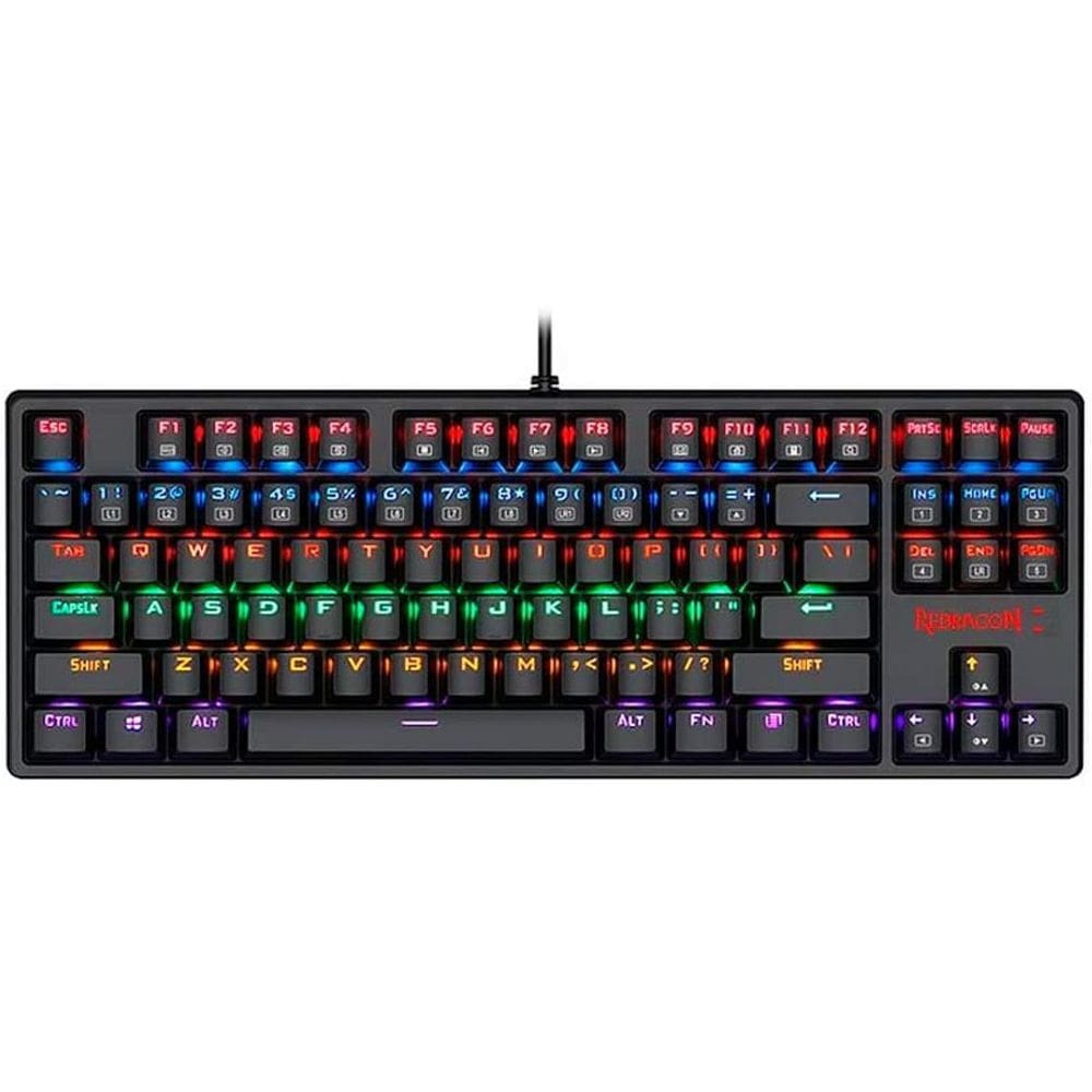 Teclado Mecânico Gamer Redragon Daksa Rainbow