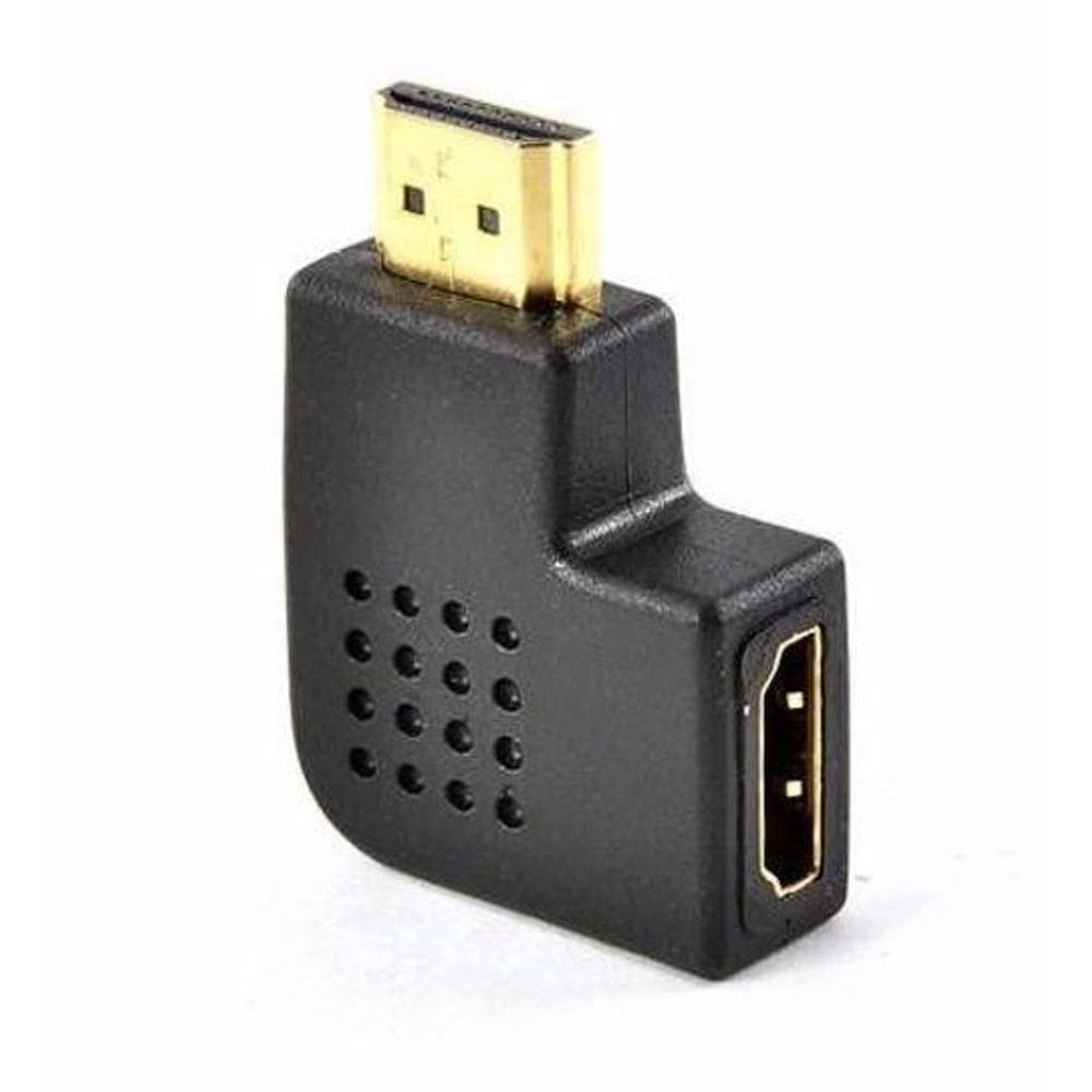 Conector Adaptador Emenda Hdmi M/F Vire A Esquerda