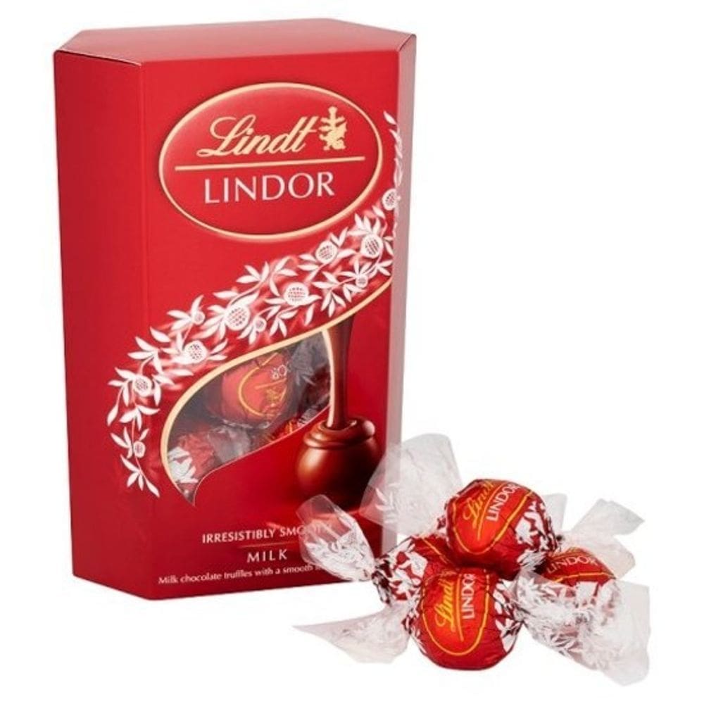 Lindt Lindor Bombons Chocolate Ao Leite Recheio Cremoso 200G