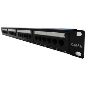 Patch Panel Cat.5E 24 Portas Seccon Wt-2029A-110