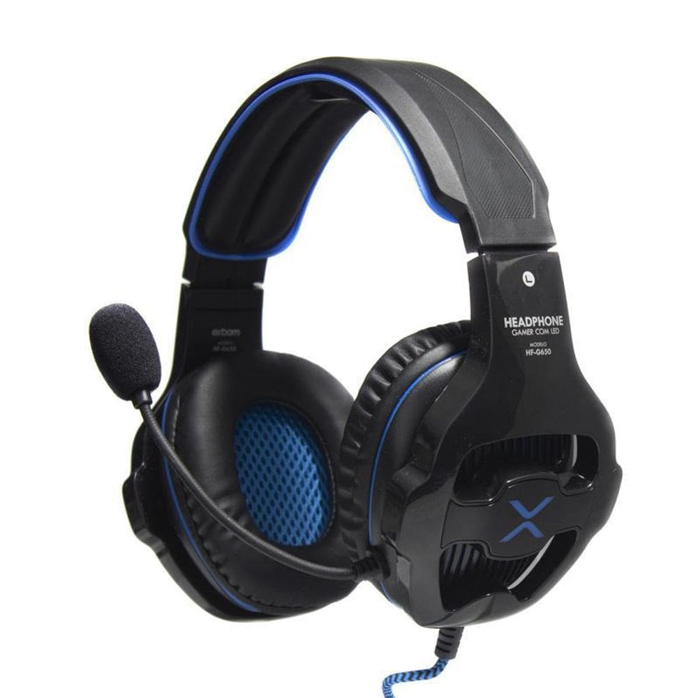 Fone Gamer Com Led Hf-650