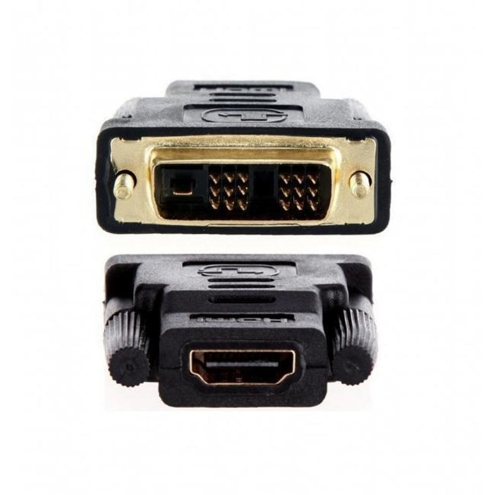 Adaptador Dvi - Dvi 18+1 Macho Para Hdmi Femea