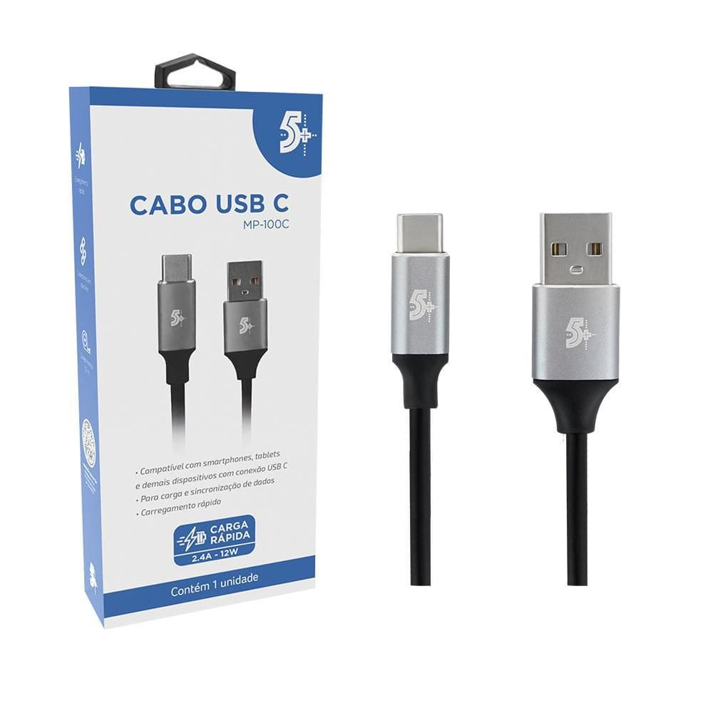 Cabo Usb C Para Usb - 2.0 - 1,2M Aluminum Mobile Premium