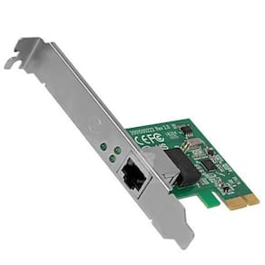 Placa De Rede Gigabit Pci Express X1 10/100/1000 Rtl8111 Homologação: 31442113767