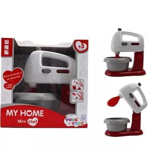 Brinquedo batedeira my home com som e luz a pilha
