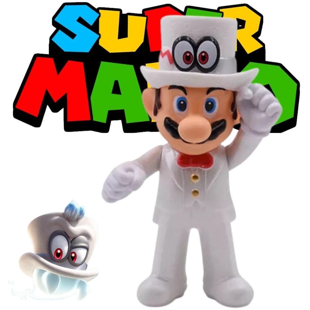 Action Figure Mario Colecionável Barato  Entrega Rápida