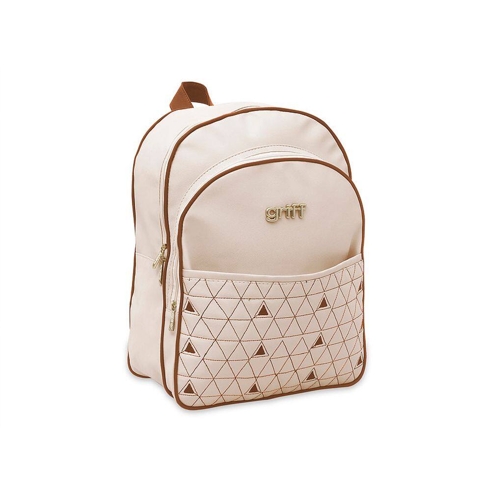 Mochila bebê maternidade Bege  griff