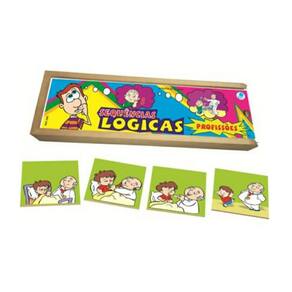 Sequências Lógicas Profissões Brinquedo Educativo