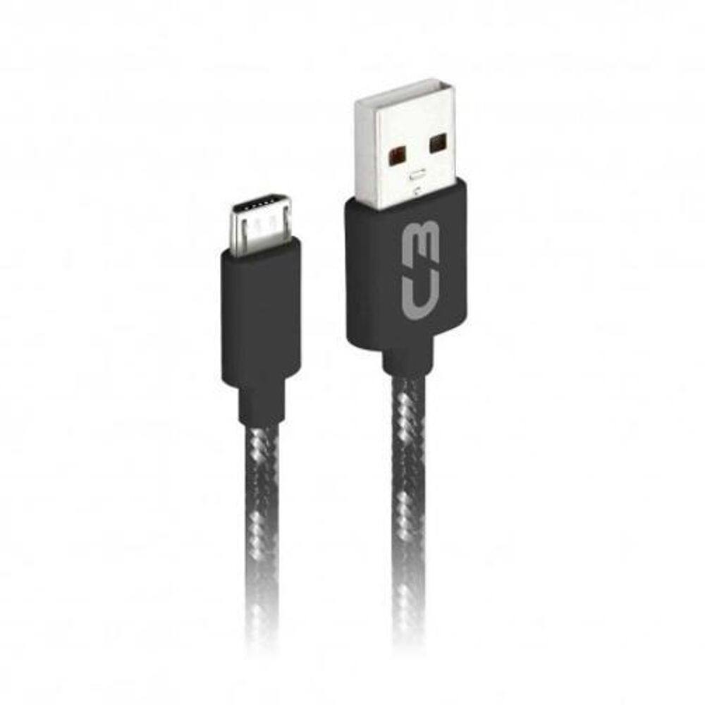 Cabo Micro Usb 2.0 Am X Usb 1M Preto Cb-M11Gbkx C3 Plus