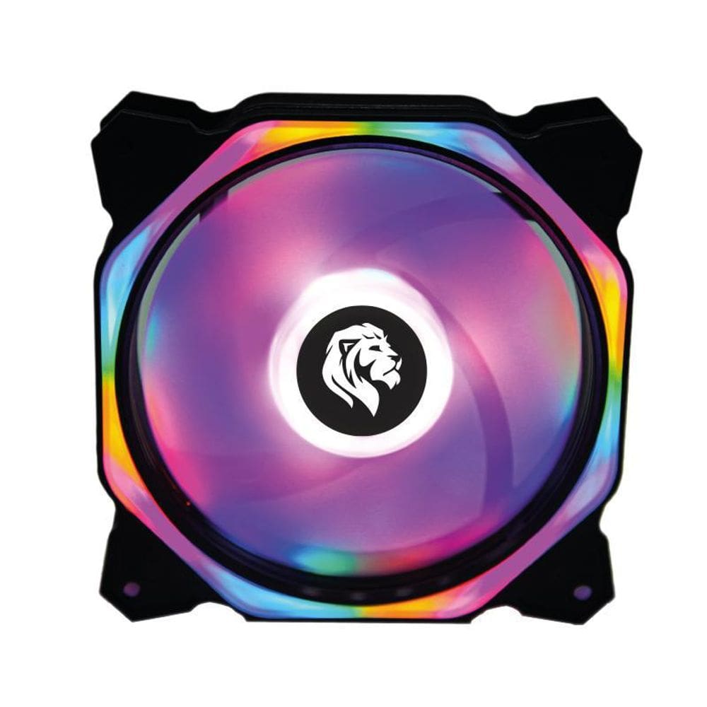 Cooler Fan Led Bordas Rgb Gamer Hayom 120Mm Gabinete Fc1301