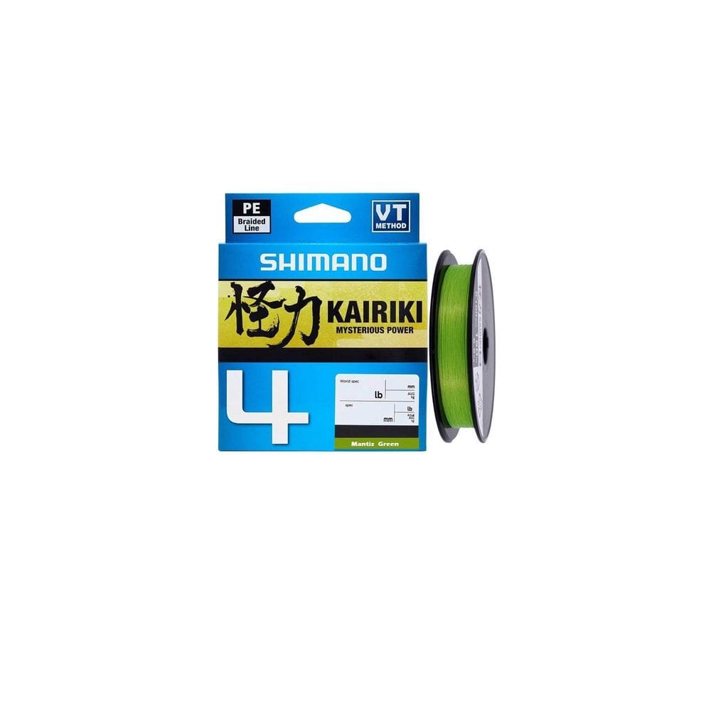 Linha Multifilamento Shimano Kairiki 4 - 0,23Mm 30Lbs Verde