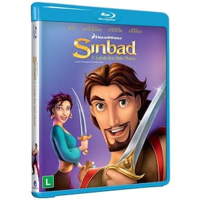 Blu-Ray Sinbad A Lenda Dos Sete Mares - Animação Dreamworks