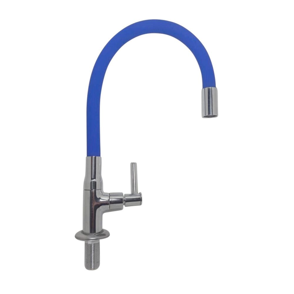 Torneira Bica Móvel Cozinha Mesa Azul 1/4 C34