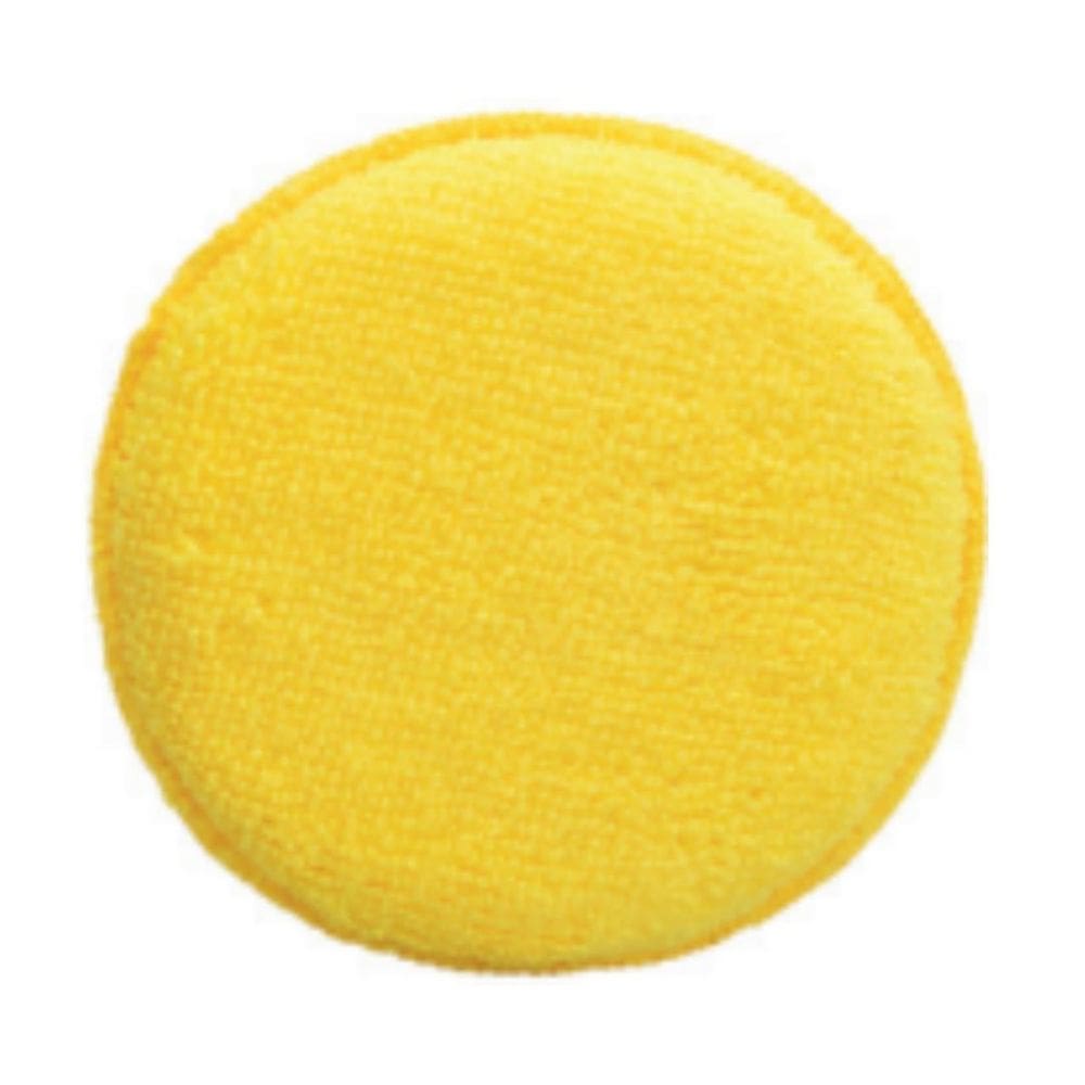 Auto Crazy Aplicador De Microfibra Redondo Amarelo