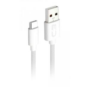Cabo Tipo C Usb 2.0 Am 2M Branco Cb-C21Whx C3 Plus